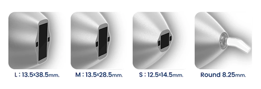 Dolise เครื่อง Diode Laser มีหัวให้เลือกหลายขนาด