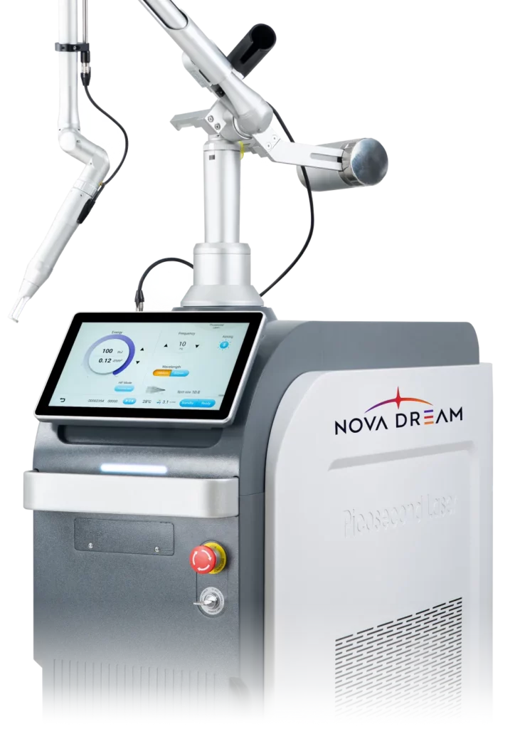Nova Dream นวัตกรรมเลเซอร์แก้ไขปัญหาเม็ดสี พัลส์สั้น 300ps
